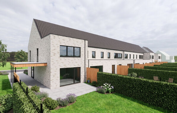 Op een zeer residenti&euml;le en kindvriendelijke locatie wordt deze prachtige moderne nieuwbouwwoning gerealiseerd. De woning combineert een doordachte indeling met hedendaags wooncomfort en biedt bovendien nog volledige vrijheid in de keuze van de afwerking